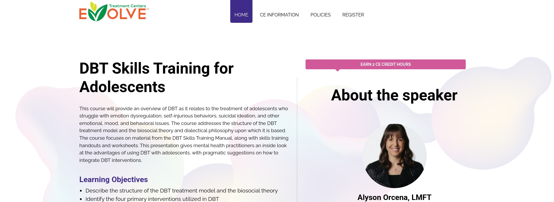 DBT Skills Training for Adolescents
